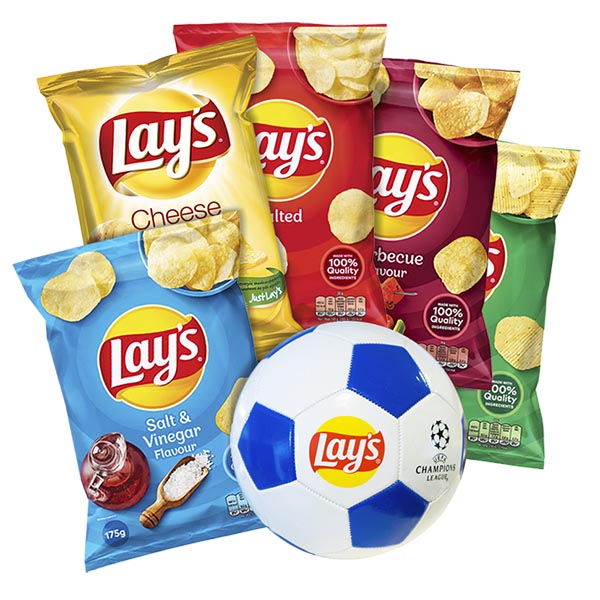 Lay's 5 påsar + Fotboll