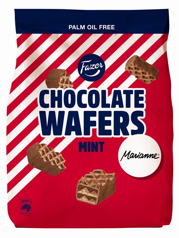 Fazer Chocolate Wafers Marianne 175g