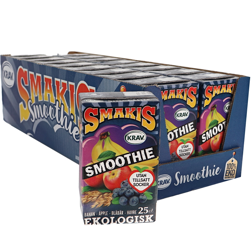 Eko Blåbär-Banan Smoothie 18-pack - 33% rabatt