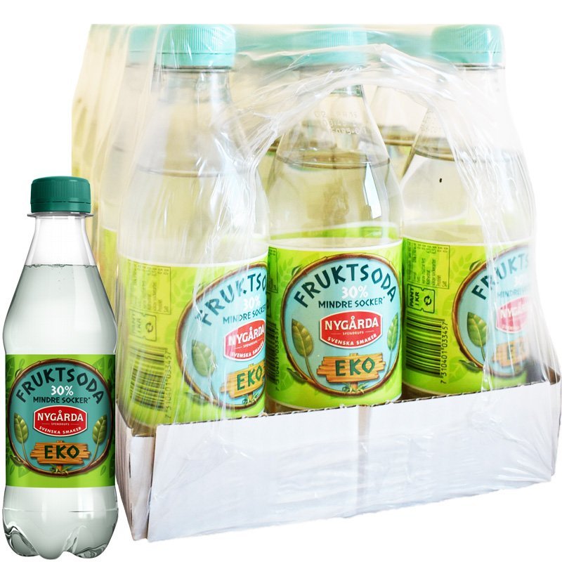 Eko Hel Platta Läsk Fruktsoda 18 x 33cl - 48% rabatt