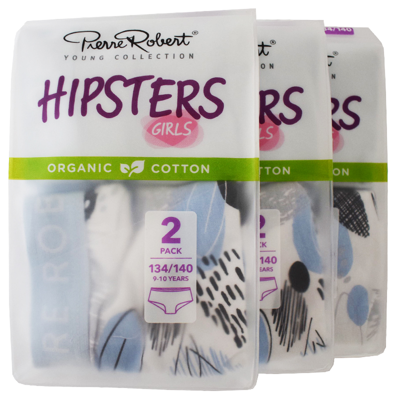 Trosor Hipsters Barn 134-140 Ljusblå 6-pack - 57% rabatt