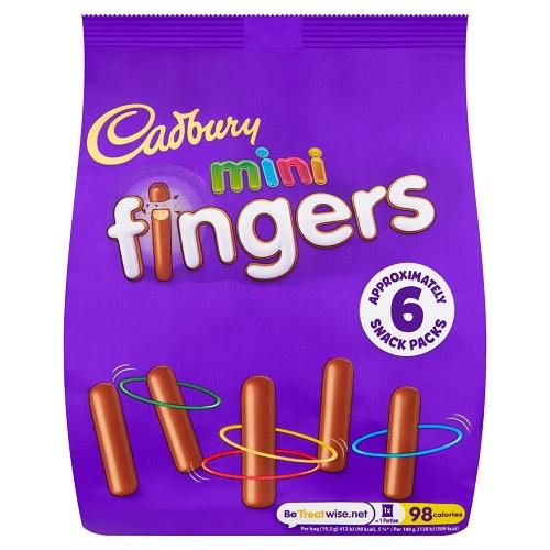 Cadbury Mini Fingers 115.8g