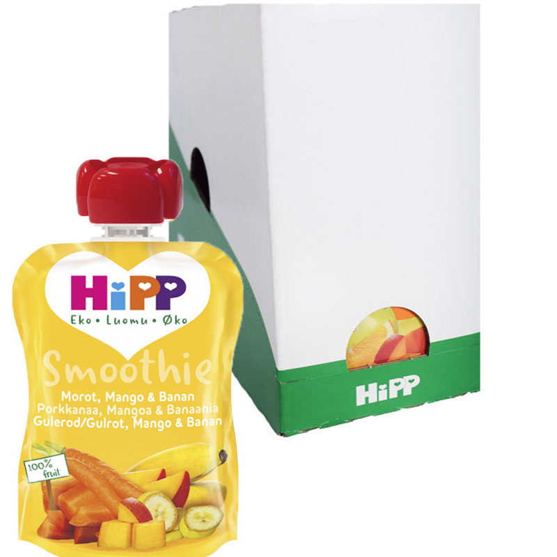 Hel Låda Smoothie Morot Mango & Banan 6 x 90g - 27% rabatt