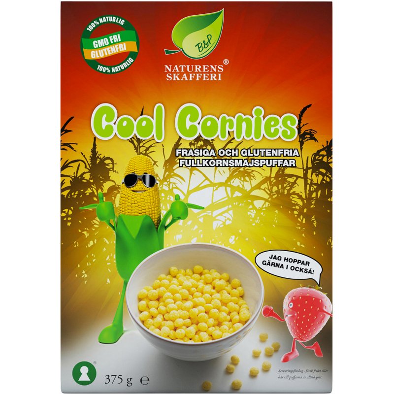 Fullkornsmajspuffar 375g - 39% rabatt