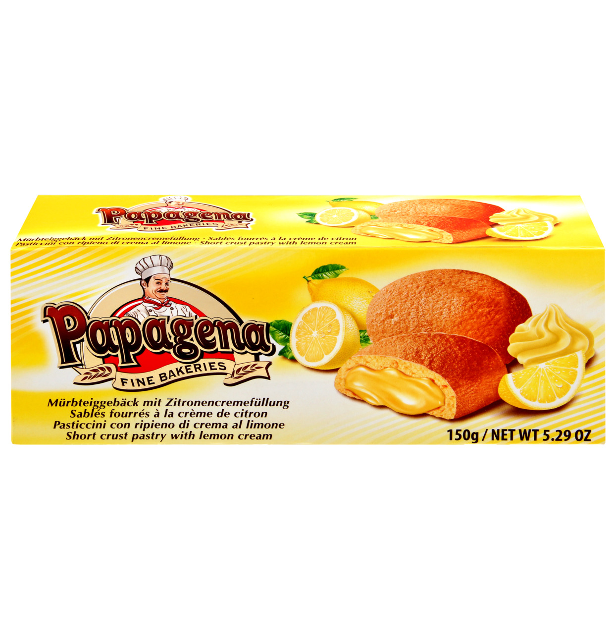 Papagena Kakor med citronfyllning 150g