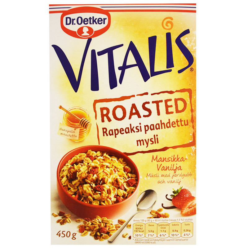 Müsli Jordgubb & Vanilj 450g - 56% rabatt