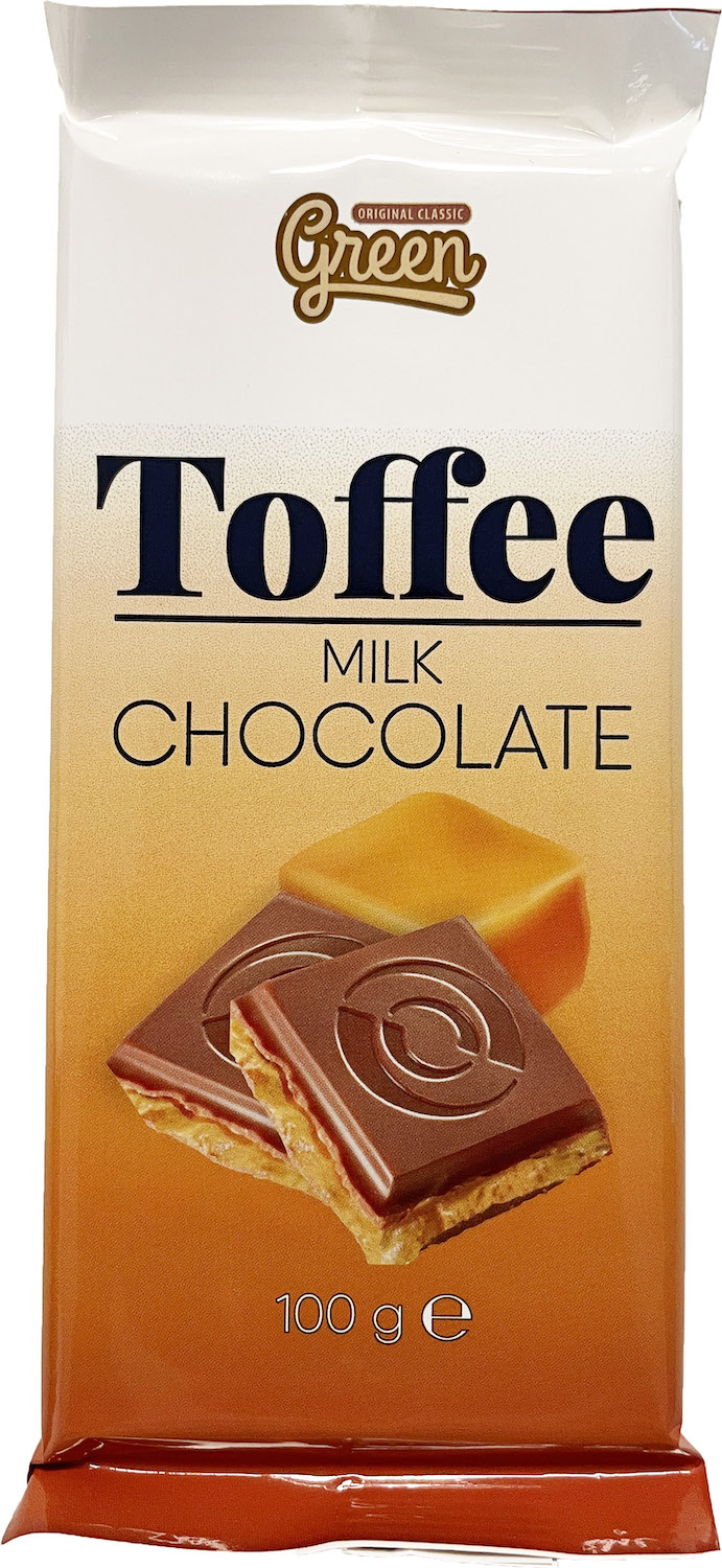 Green Toffee Mjölkchoklad 90g