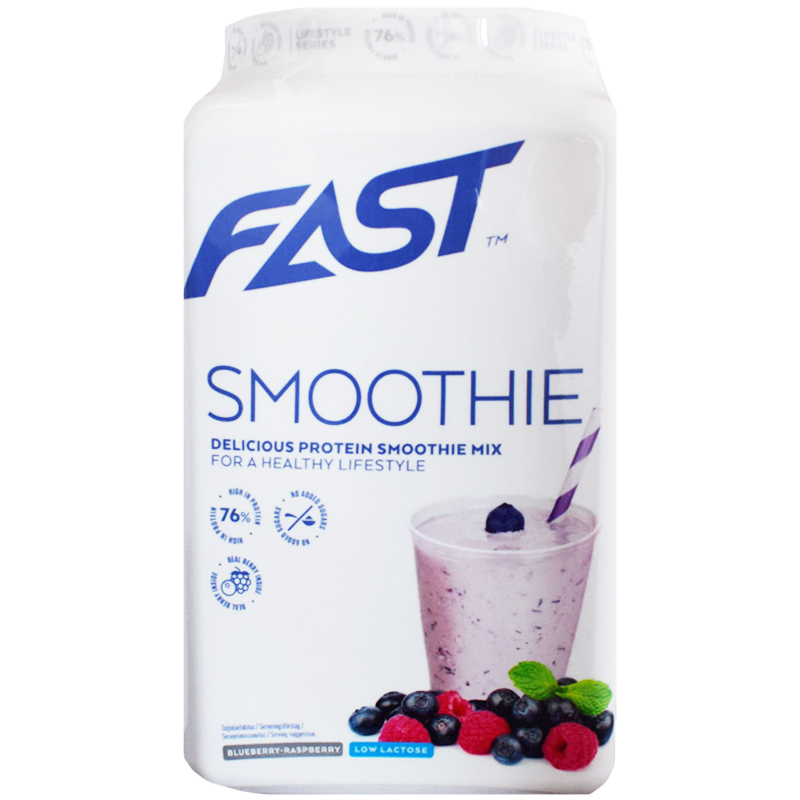 Proteinpulver "Smoothie Mix" Blåbär & Hallon 500g - 82% rabatt