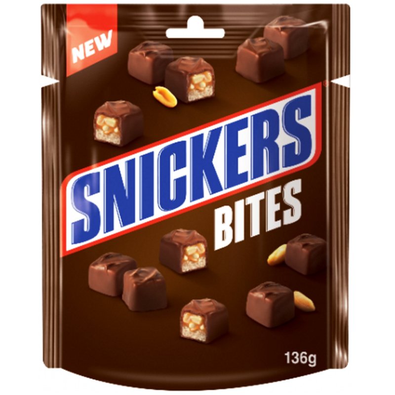 Snickers "Bites" 136g - 28% rabatt
