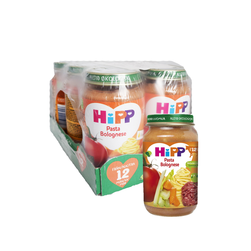 Hel Låda Barnmat Pasta Bolognese 6 x 220 g - 57% rabatt