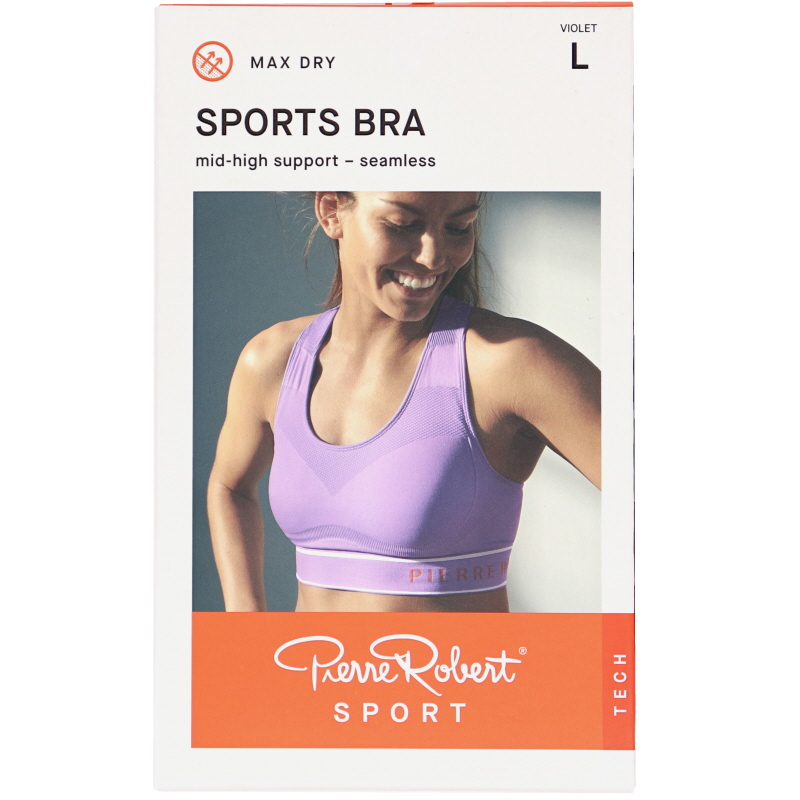 Sport-BH Medium Support Violet Stlk L - 72% rabatt