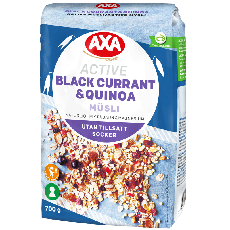 Müsli Black Currant & Quinoa - 28% rabatt