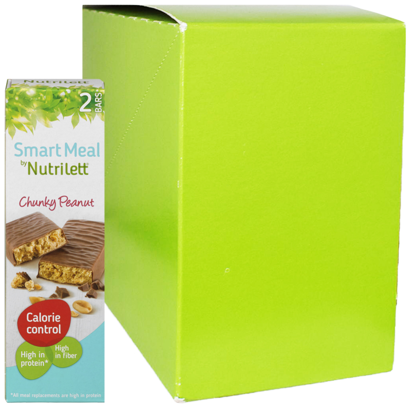 Hel Låda Måltidsersättning "Chunky Peanut" 12 x 112g - 50% rabatt
