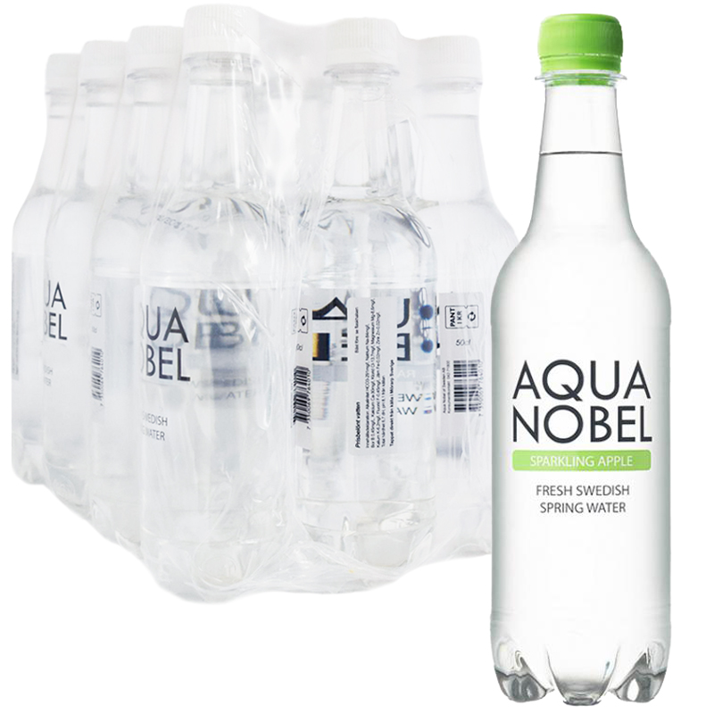 Hel Låda Kolsyrat Vatten ”Apple” 12 x 50cl - 68% rabatt