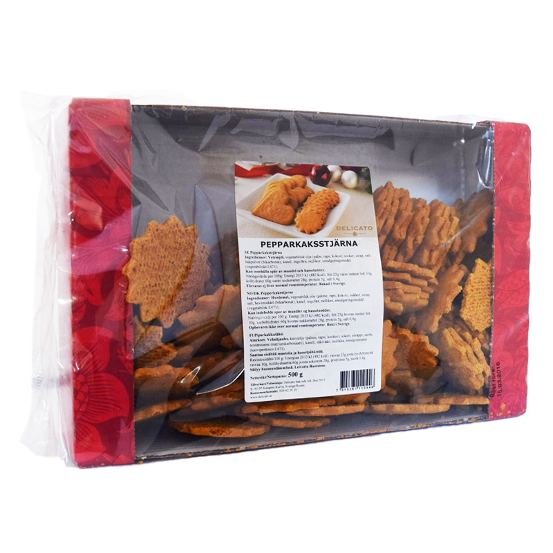Delicato Pepparksstjärna 500 g - 38% rabatt