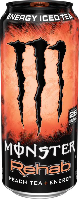 Monster Rehab Peach 473ml