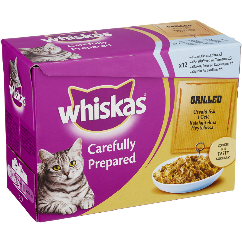 Kattmat "Utvald Fisk Gelé" 1,02kg - 22% rabatt