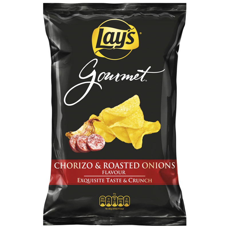 Chips "Chorizo & Roasted Onions" 150g - 40% rabatt