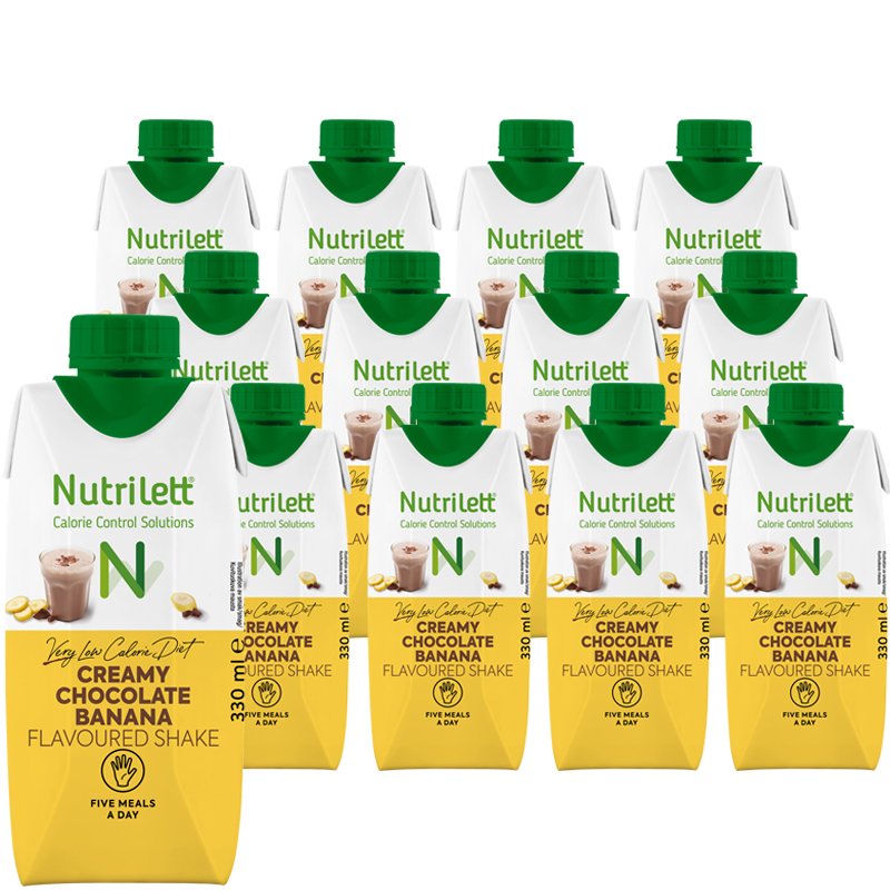 Kalorisnål Shake Choklad & Banan 12-pack - 20% rabatt