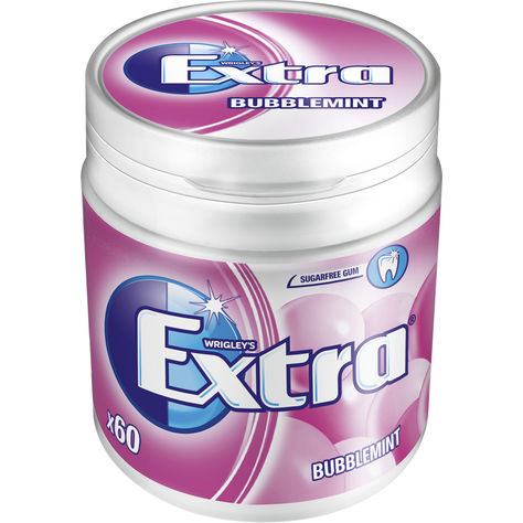 Extra Tuggummi BubbleMint Burk 84g