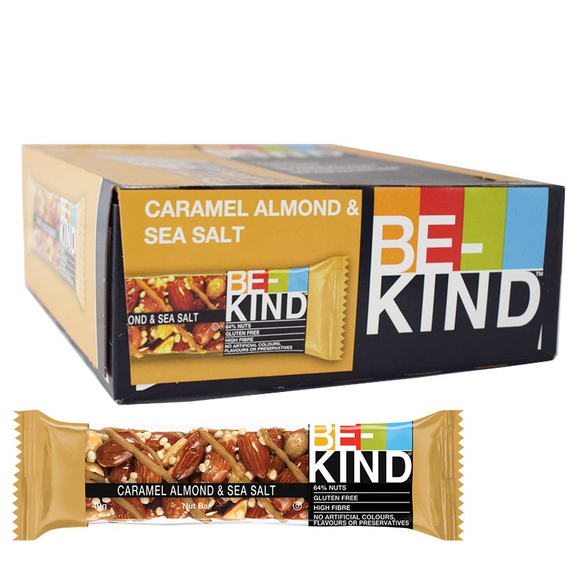 Bar karamell, mandlar & havssalt 12-pack - 32% rabatt