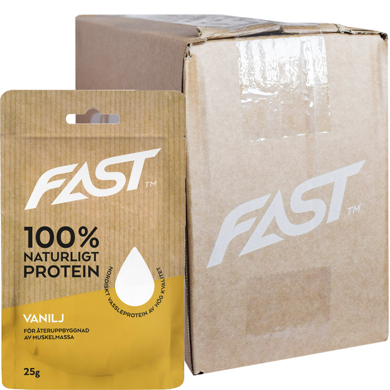 Hel Låda Proteinpulver Vanilj 20 x 25g - 84% rabatt