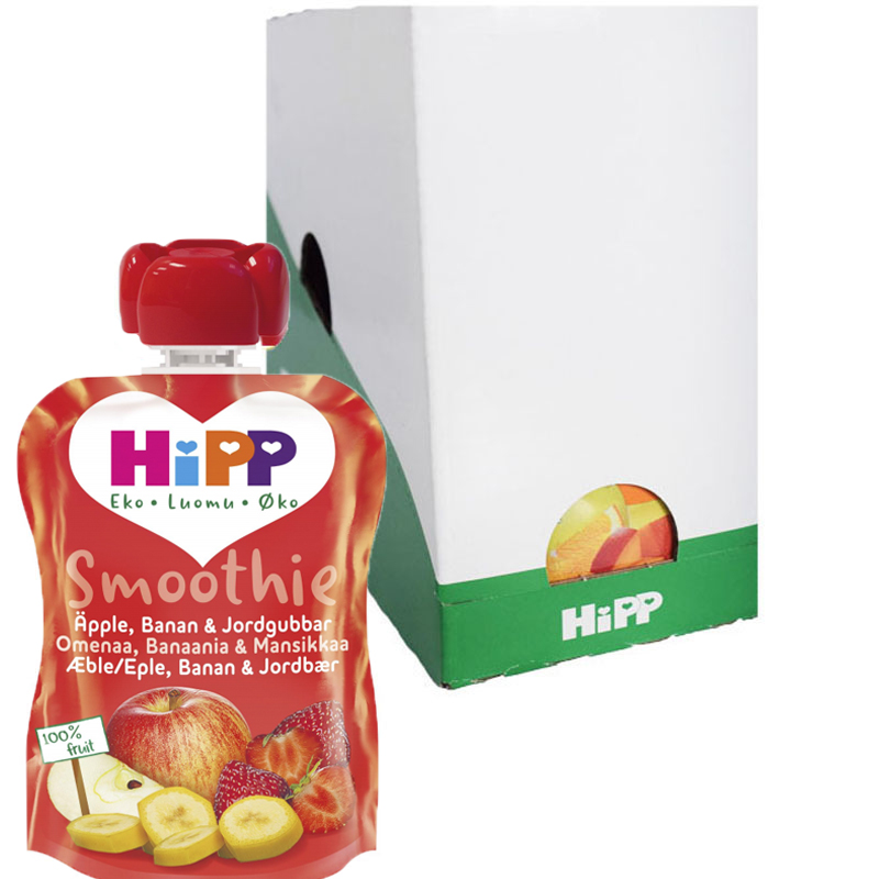 Hel Låda Smoothie Äpple Banan & Jordgubb 6 x 90g - 27% rabatt