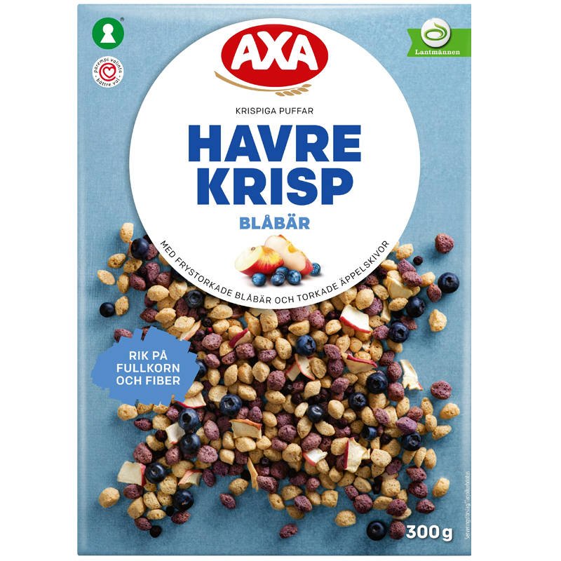 Havrekrisp Blåbär & Äpple - 34% rabatt