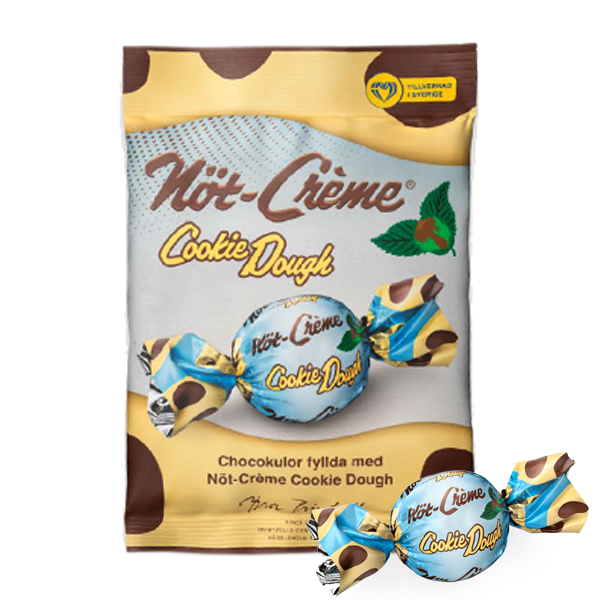 Nöt-Creme Cookie Dough Pralin i Påse 67g