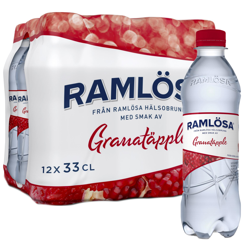 Kolsyrat Vatten Granatäpple 12 x 33cl - 37% rabatt