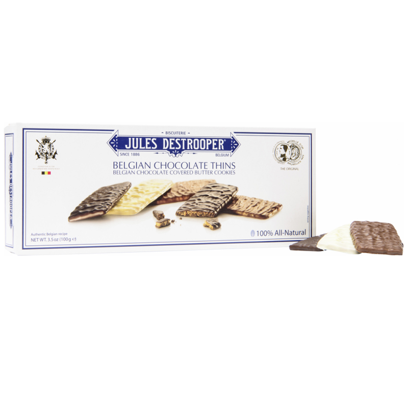 Kakor "Belgian Chocolate Thins" 100g - 40% rabatt