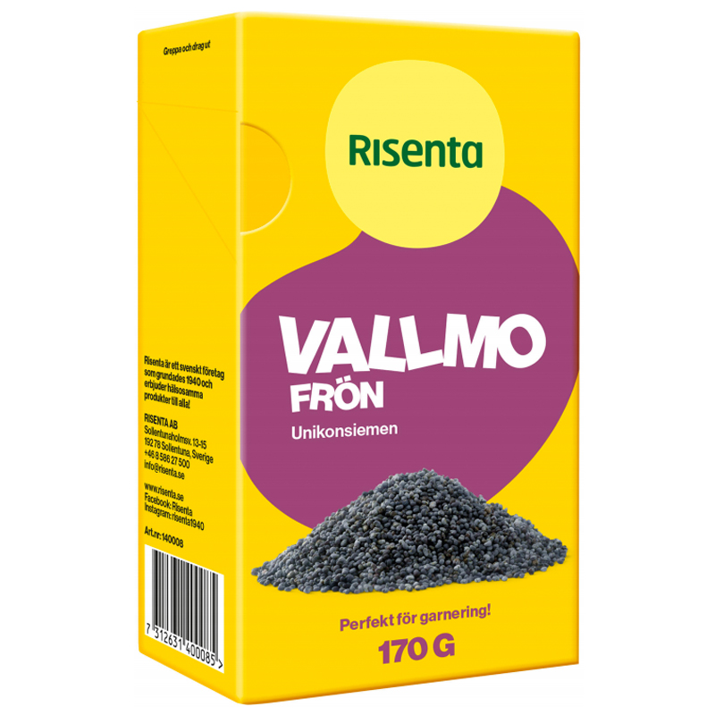 Vallmofrön 170g - 67% rabatt