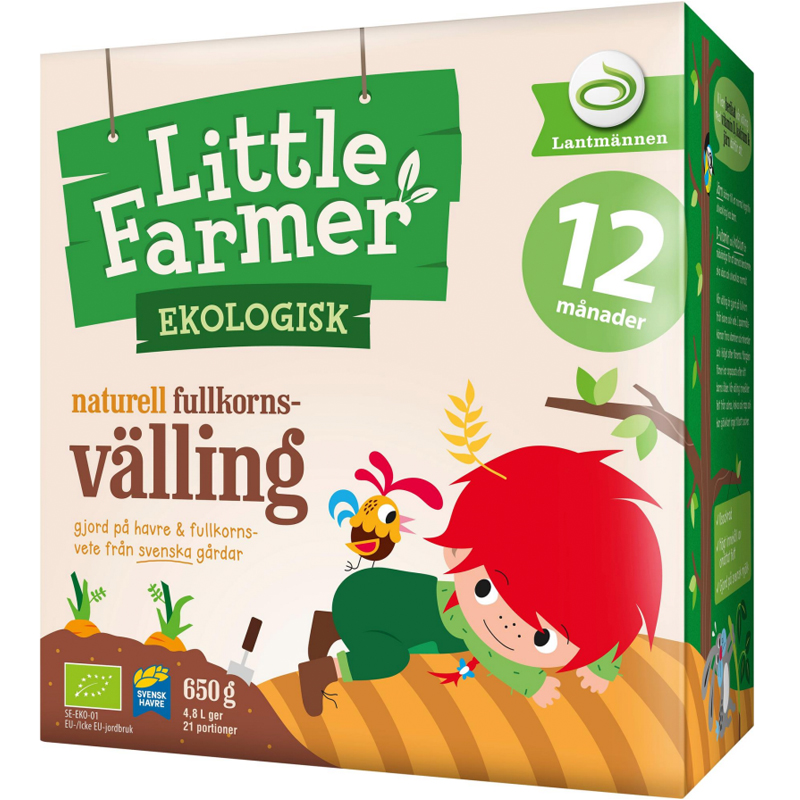 Fullkornsvälling "12 Månader" 650g - 80% rabatt