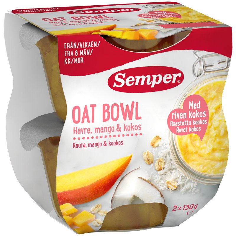 Oat bowl Mango & kokos - 26% rabatt