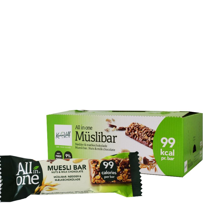 Müslibars Mjölkchoklaad & Nötter 24-pack - 60% rabatt