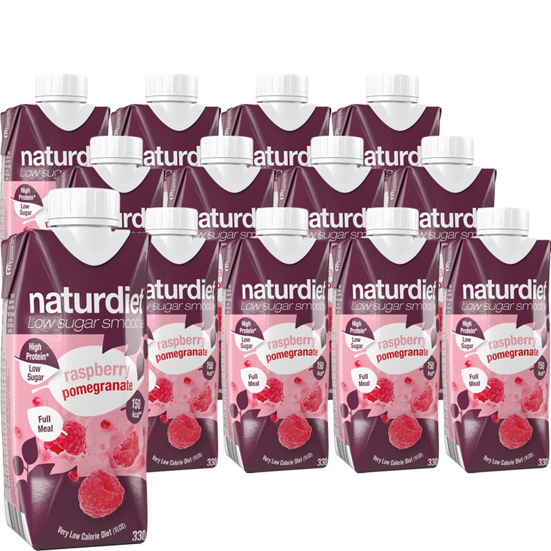 Måltidsersättning Smoothie Pomegranate & Raspberry 12-pack - 20% rabatt