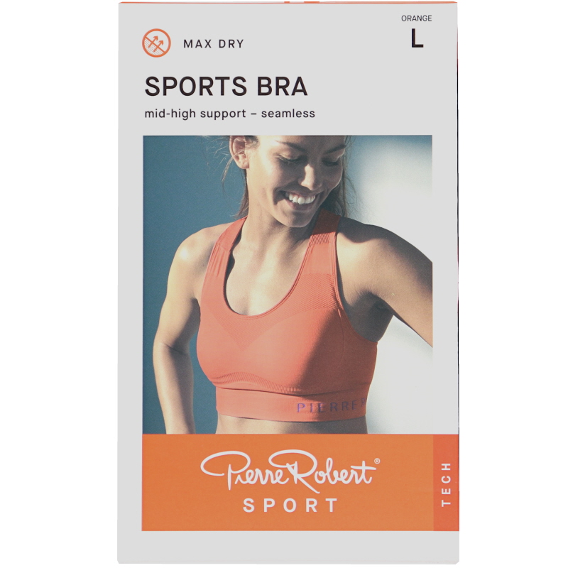 Sport-BH Medium Support Orange L - 72% rabatt