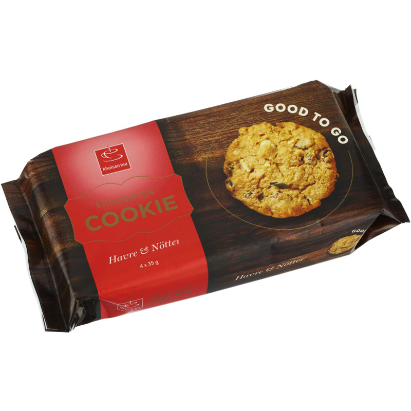 Kakor "Havre & Nötter" 4 x 35g - 65% rabatt