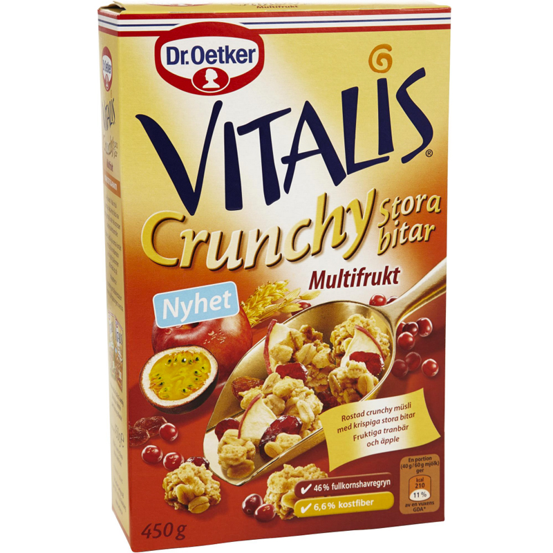 Müsli "Multifrukt" 450g - 57% rabatt