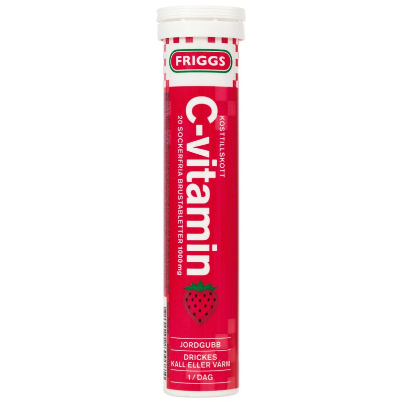 Kosttillskott "C-Vitamin Jordgubb" 20-pack - 40% rabatt