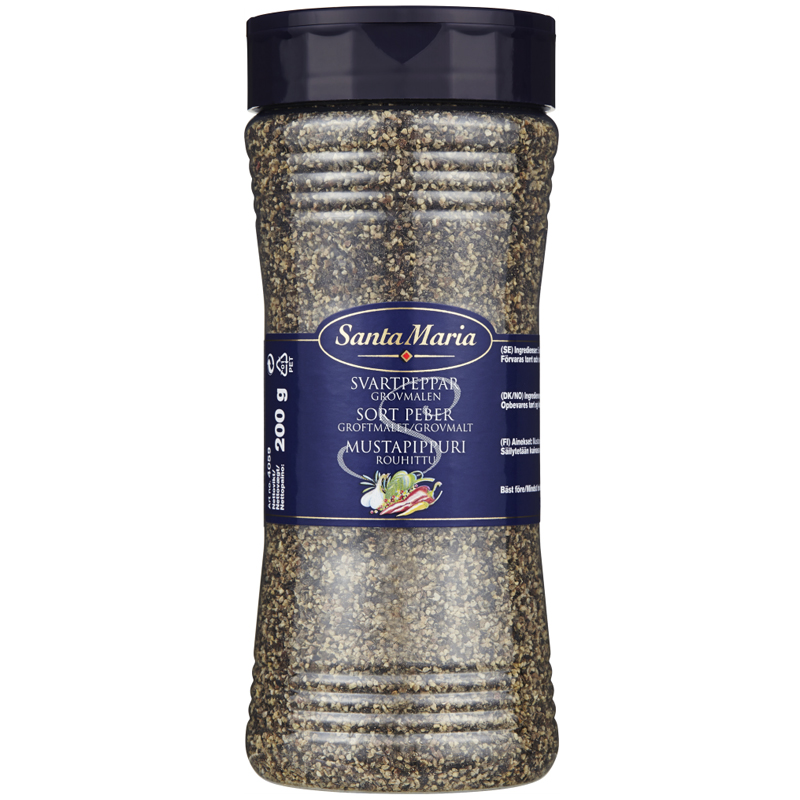 Svartpeppar Grovmalen 200g - 58% rabatt