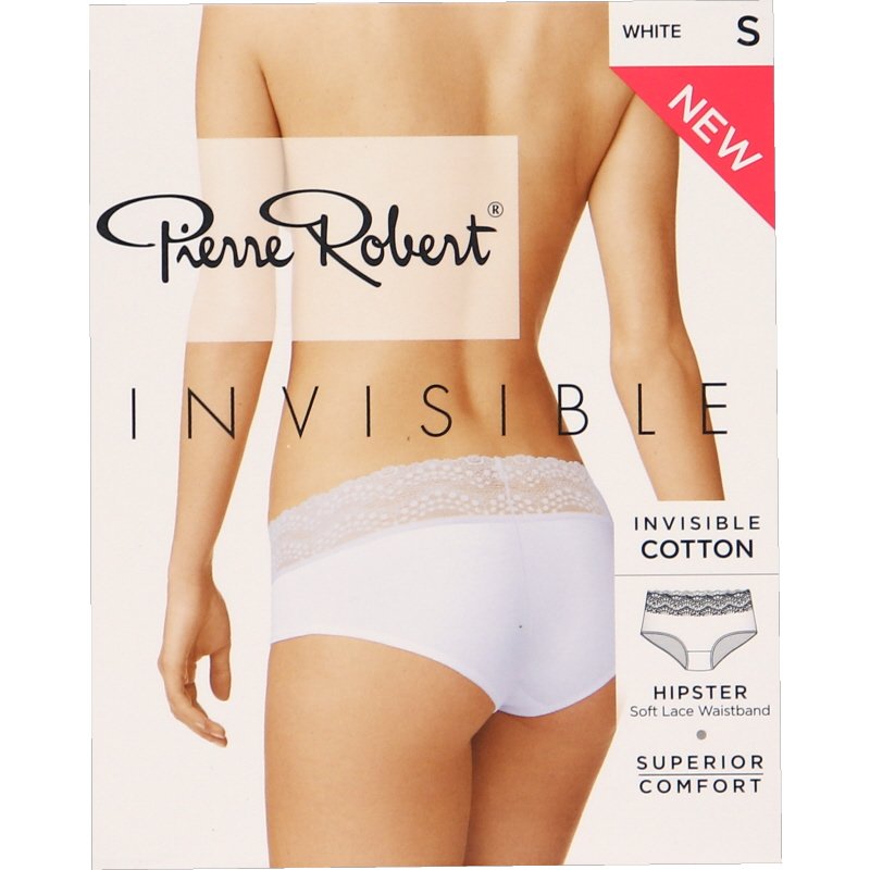 Bomull Hipster Vit Spets Stl S - 62% rabatt