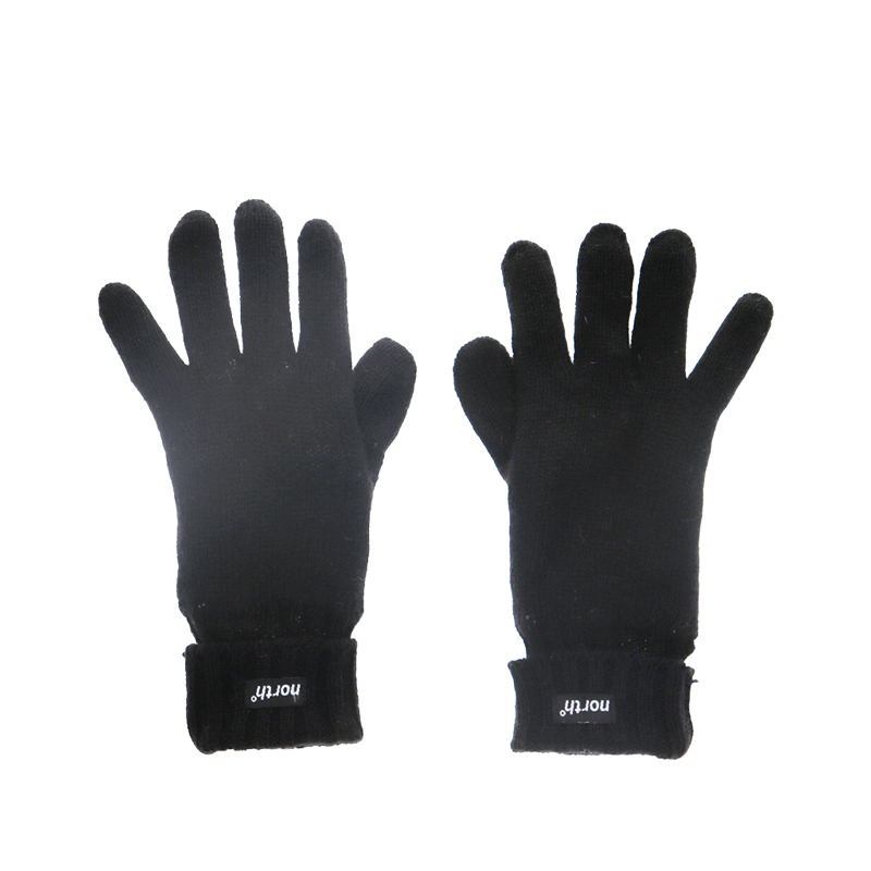 Fingervantar Stickade Svart S/M - 51% rabatt