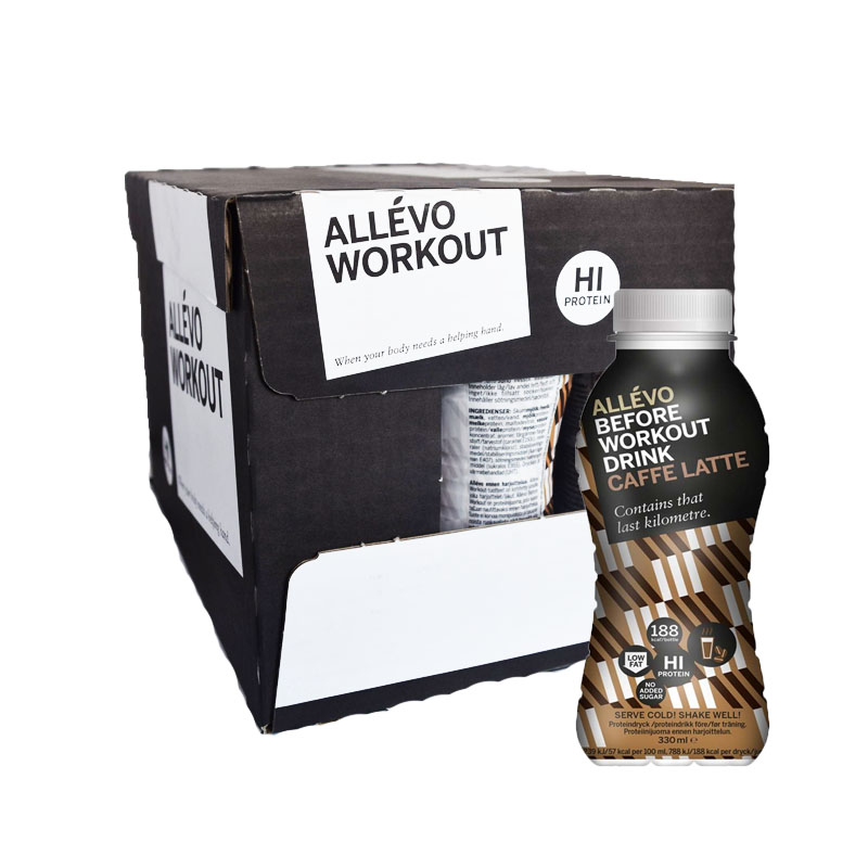 Hel Låda Proteindryck Kaffe Latte 12 x 330 ml - 82% rabatt