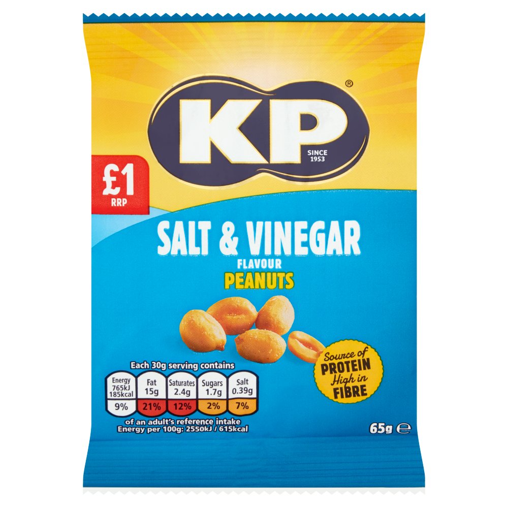 Kp Salt & Vinegar Flavor Peanuts 65g