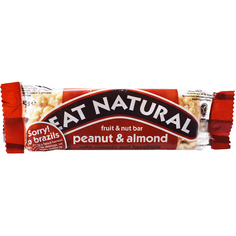 Bar "Peanut & Almond" 45g - 46% rabatt