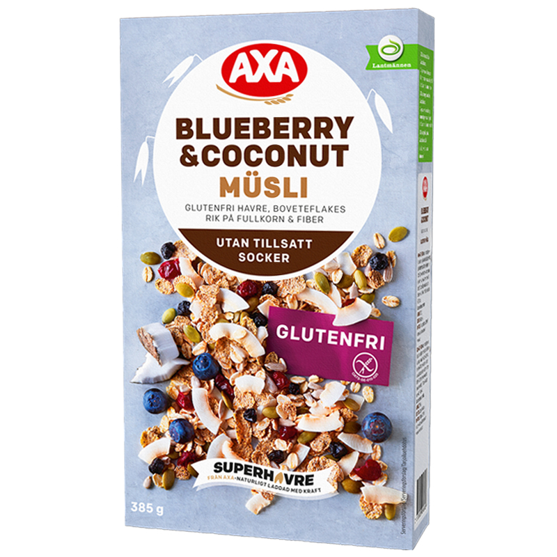Müsli Blåbär & Kokosnöt - 34% rabatt