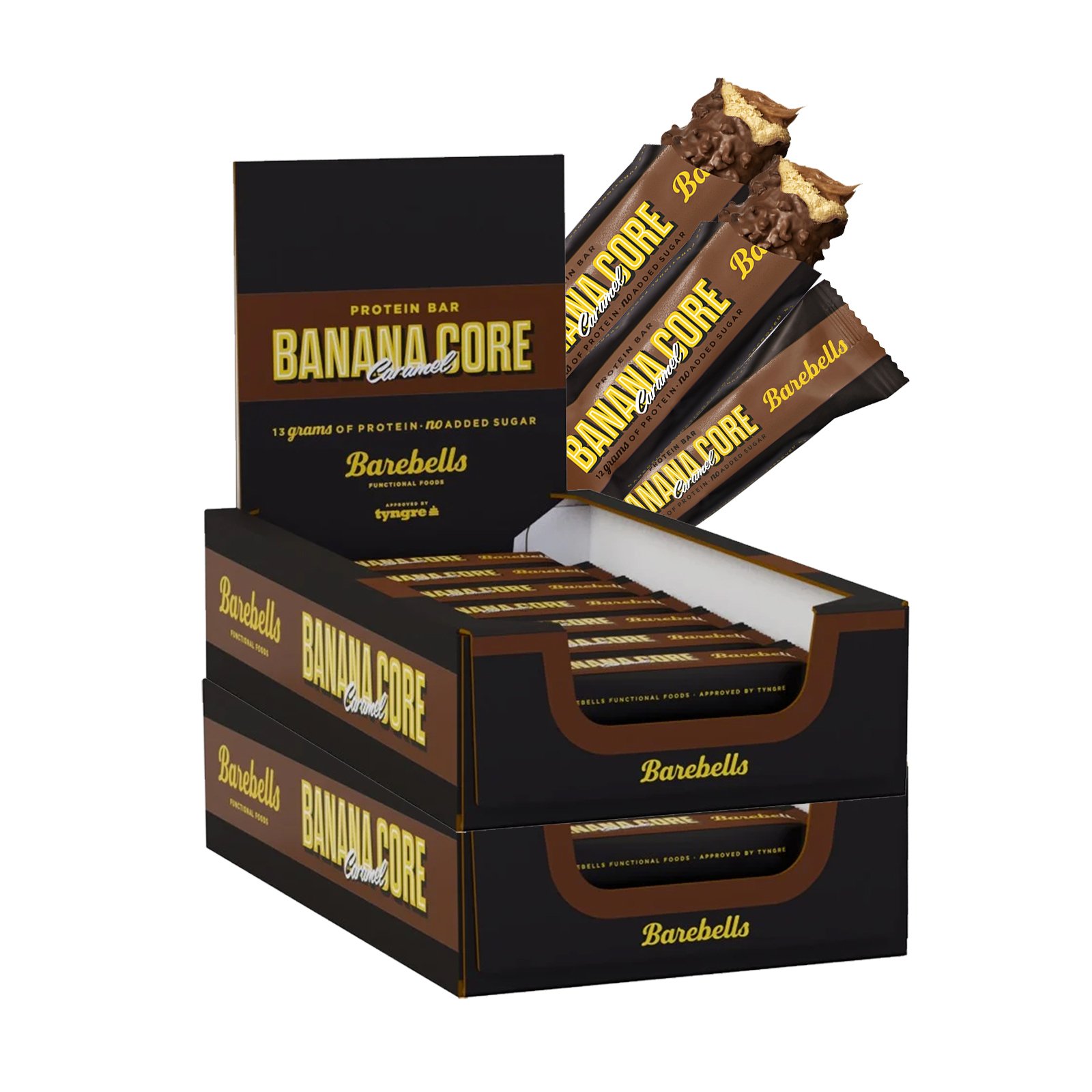 Proteinbars Banana Caramel Core 36-pack - 50% rabatt