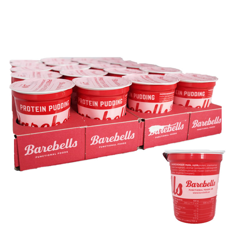 Hel Platta Proteinpudding "Strawberry Supreme" 20 x 200 g - 82% rabatt