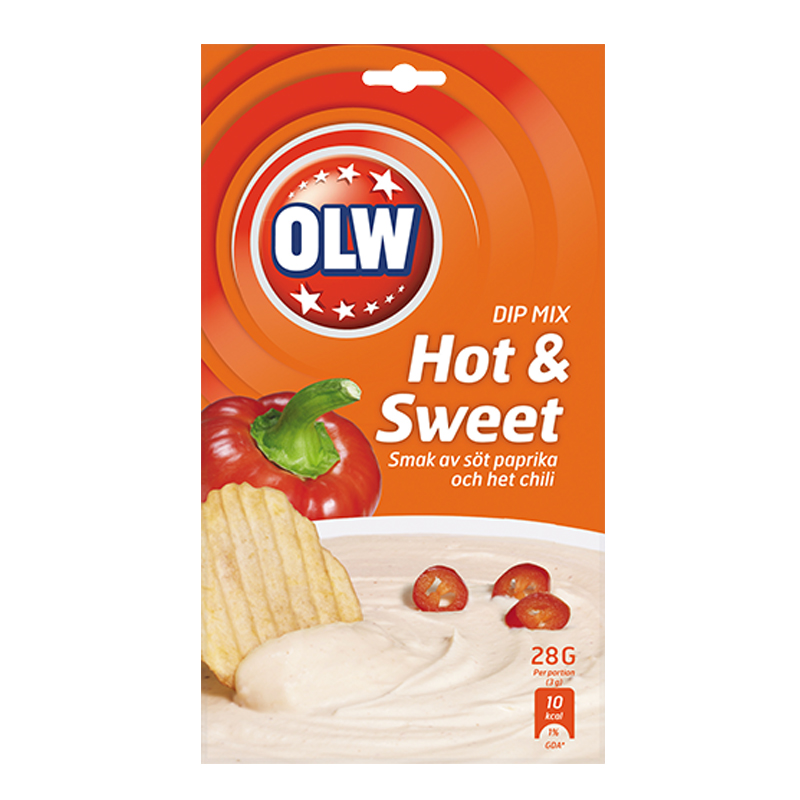 Dipmix "Hot & Sweet" 24g - 44% rabatt